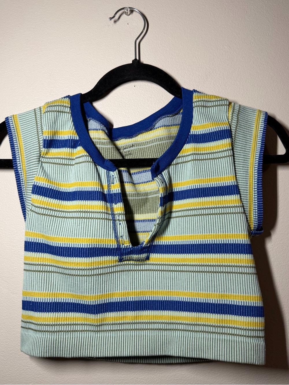 Urban Outfitters Out From Under Striped Ribbed Crop Top